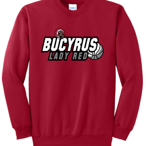 Bucyrus Lady Red Basketball 2025 Sweatshirt