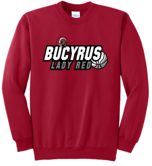Bucyrus Lady Red Basketball 2025 Sweatshirt