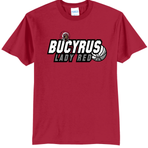 Bucyrus Lady Red Basketball 2025 Tshirt