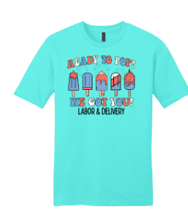 Labor and Delivery Aqua T Shirt