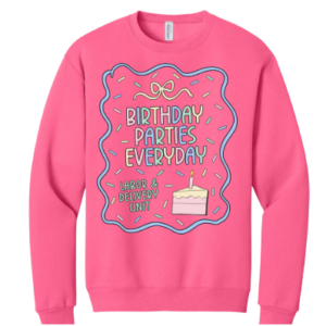 Labor and Delivery Pink Crewneck