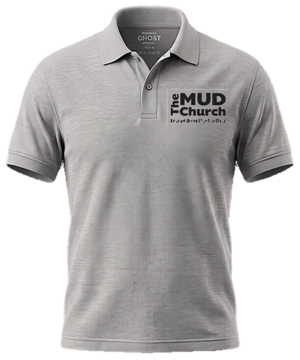 Gray Polo with Embroidery