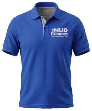 Royal Blue Polo with Embroidery